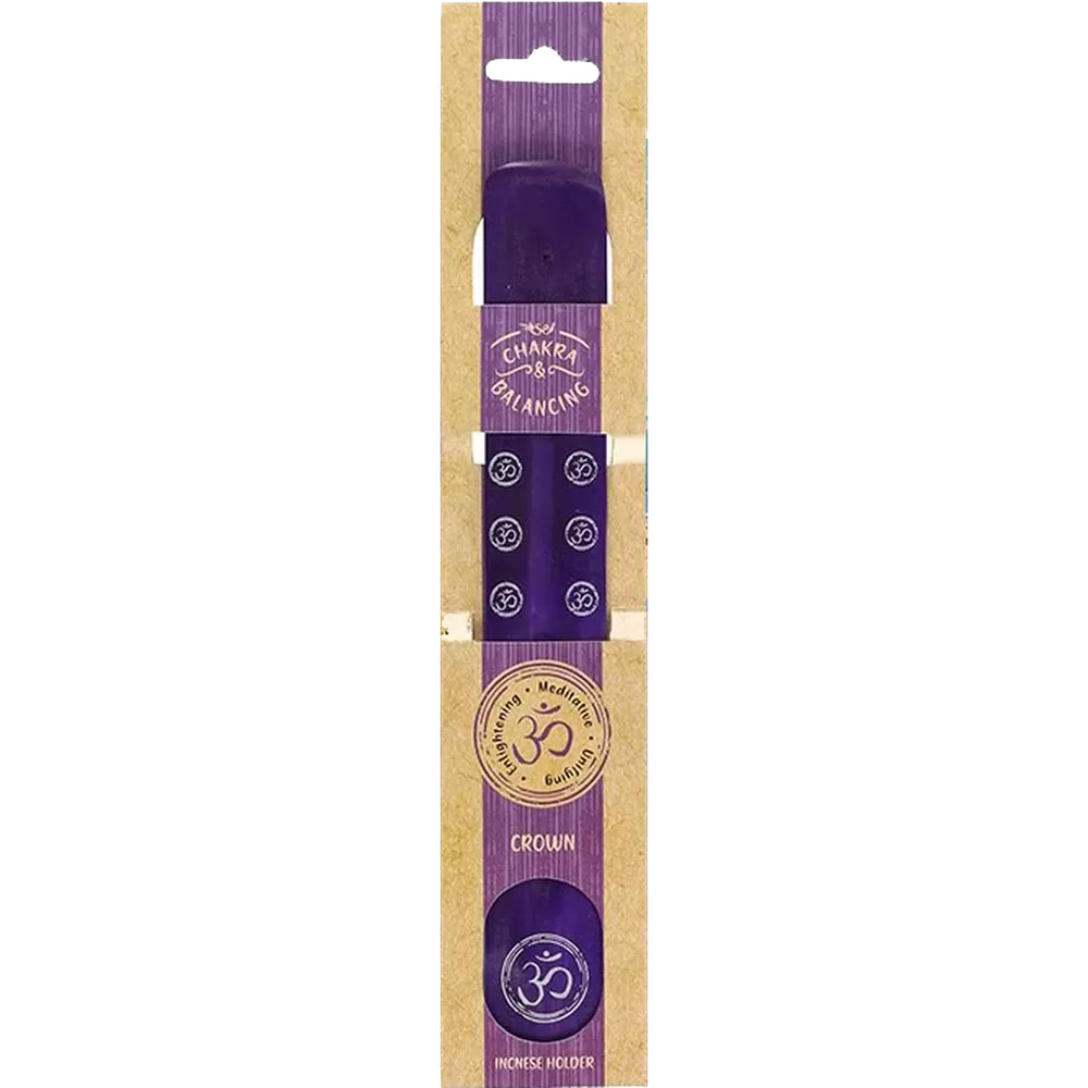 12" Chakra Incense Stick Holder - Crown