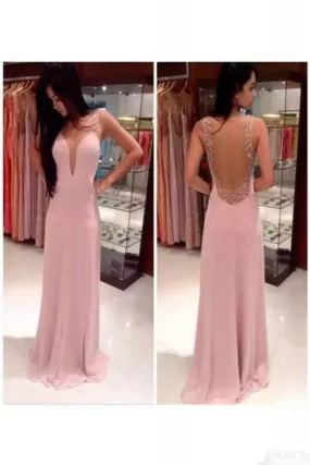 2024 New Arrival Prom Dresses Scoop Chiffon With PPPBJ3BN