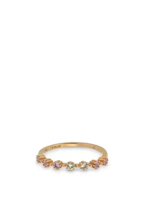 24Kae Pastel Stones Ring, Gold Size 54