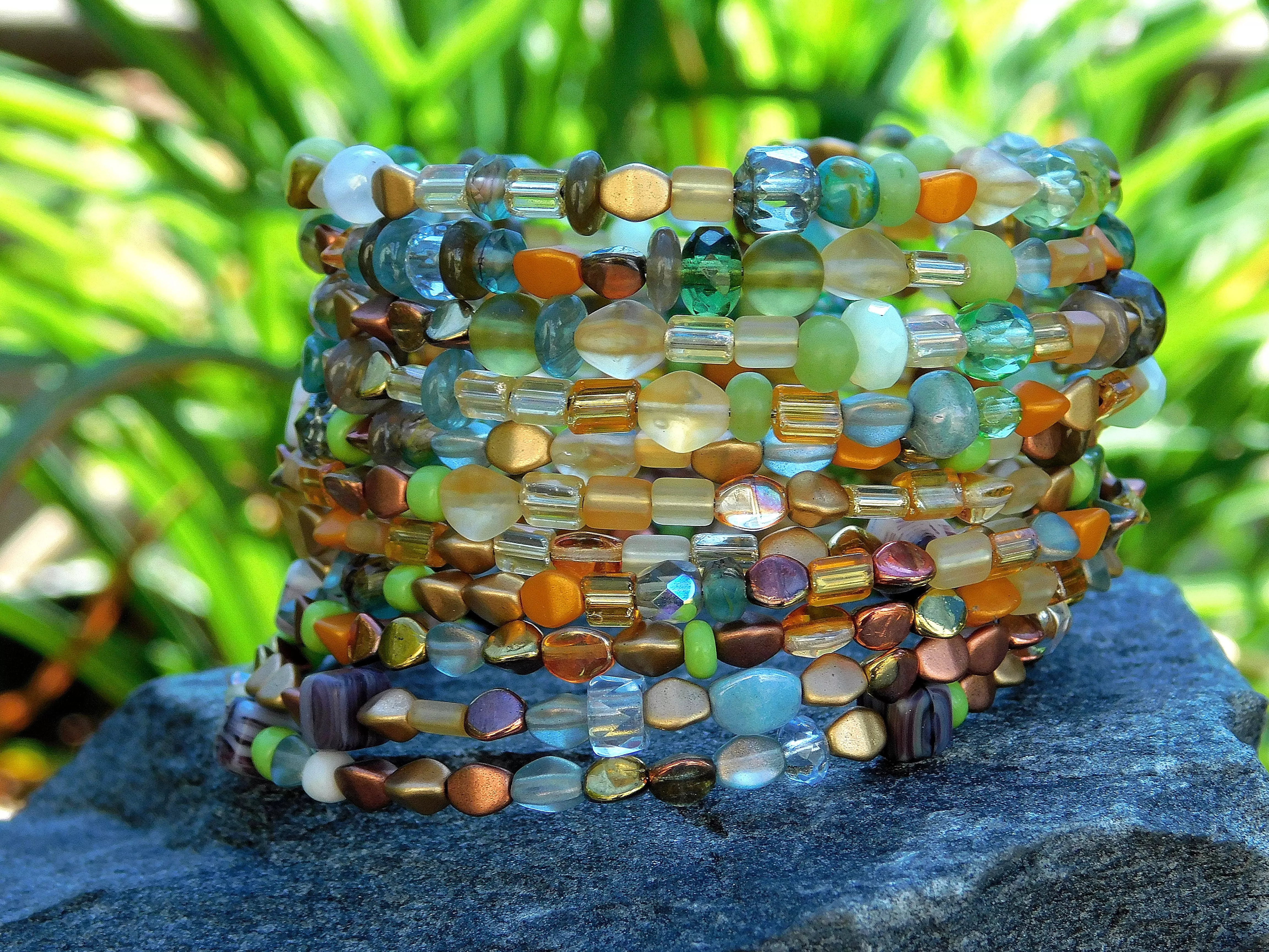 A Hint of Autumn Bangle