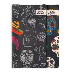 Additional Bed Cover - Mexican Skulls