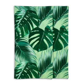 Additional Water-Resistant Bed Cover - Tropical Leaves