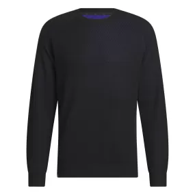 adidas Golf Primeknit Crewneck - Black SS23