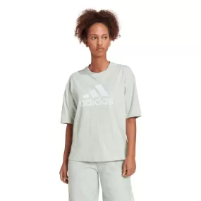 ADIDAS WOMEN'S FUTURE ICONS BADGE OF SPORT GREEN TEE