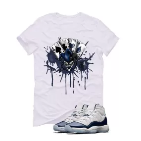 Air Jordan 11 (Midnight Navy) White T (JOKER CARDS)