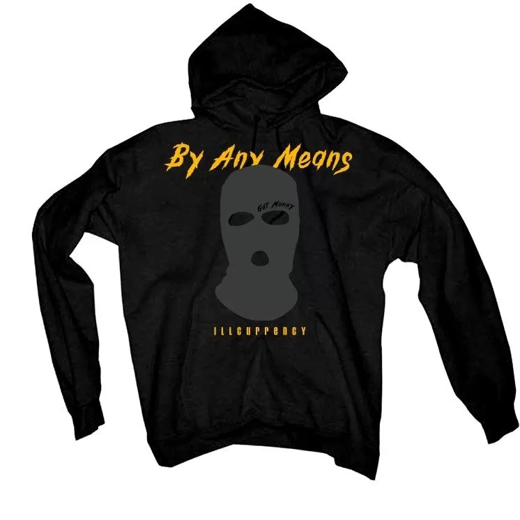 Air Jordan 9 Dark Charcoal University Gold Black T-Shirt (By any means)