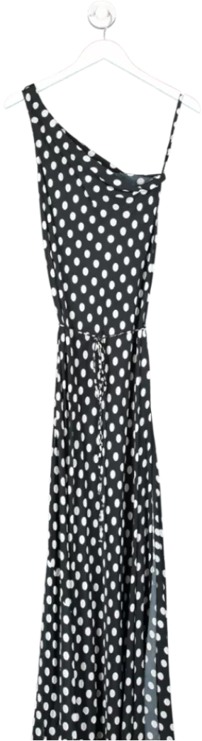 Alexandra Miro Black And White Polka Dot Maxi Dress UK XS