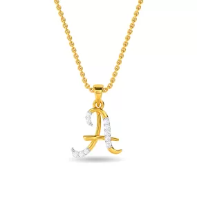 Alphabet A Pendant