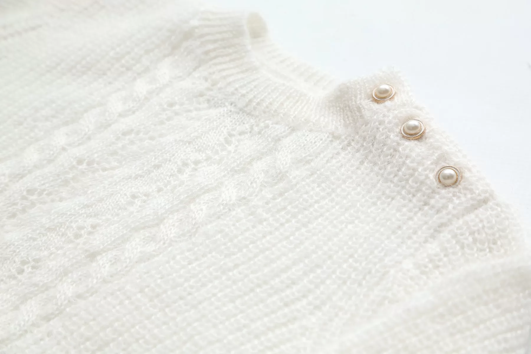 Anita Mohair-Wool Sweater