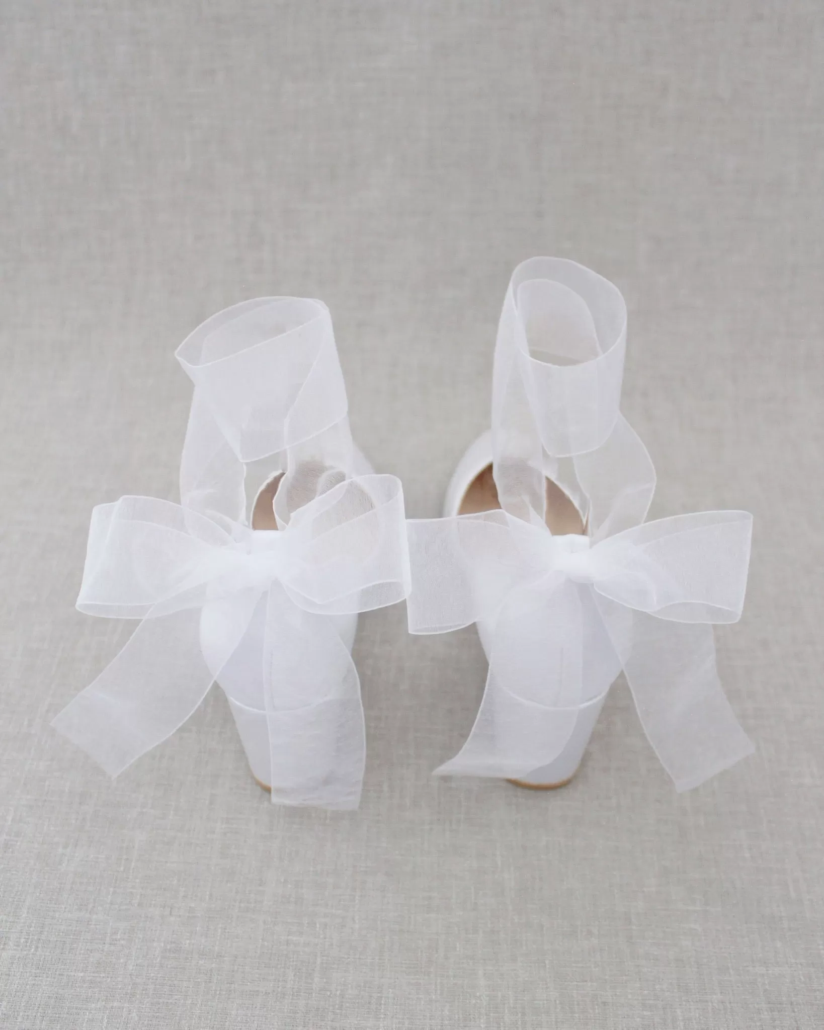 Ankle Wrap Tie Wedding Block Heels