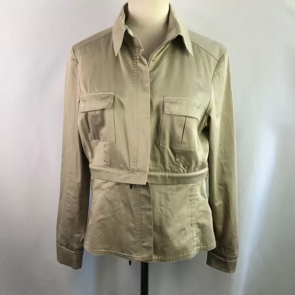 AnnFontaineTan Convertible Jacket