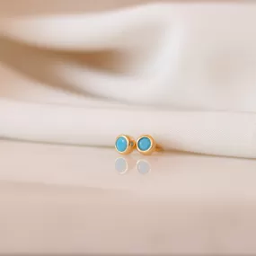 Ariel Turquoise Studs