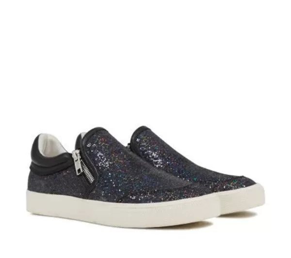 Ash Women's Intense Bis Fashion Sneaker  -Black Twinkle-