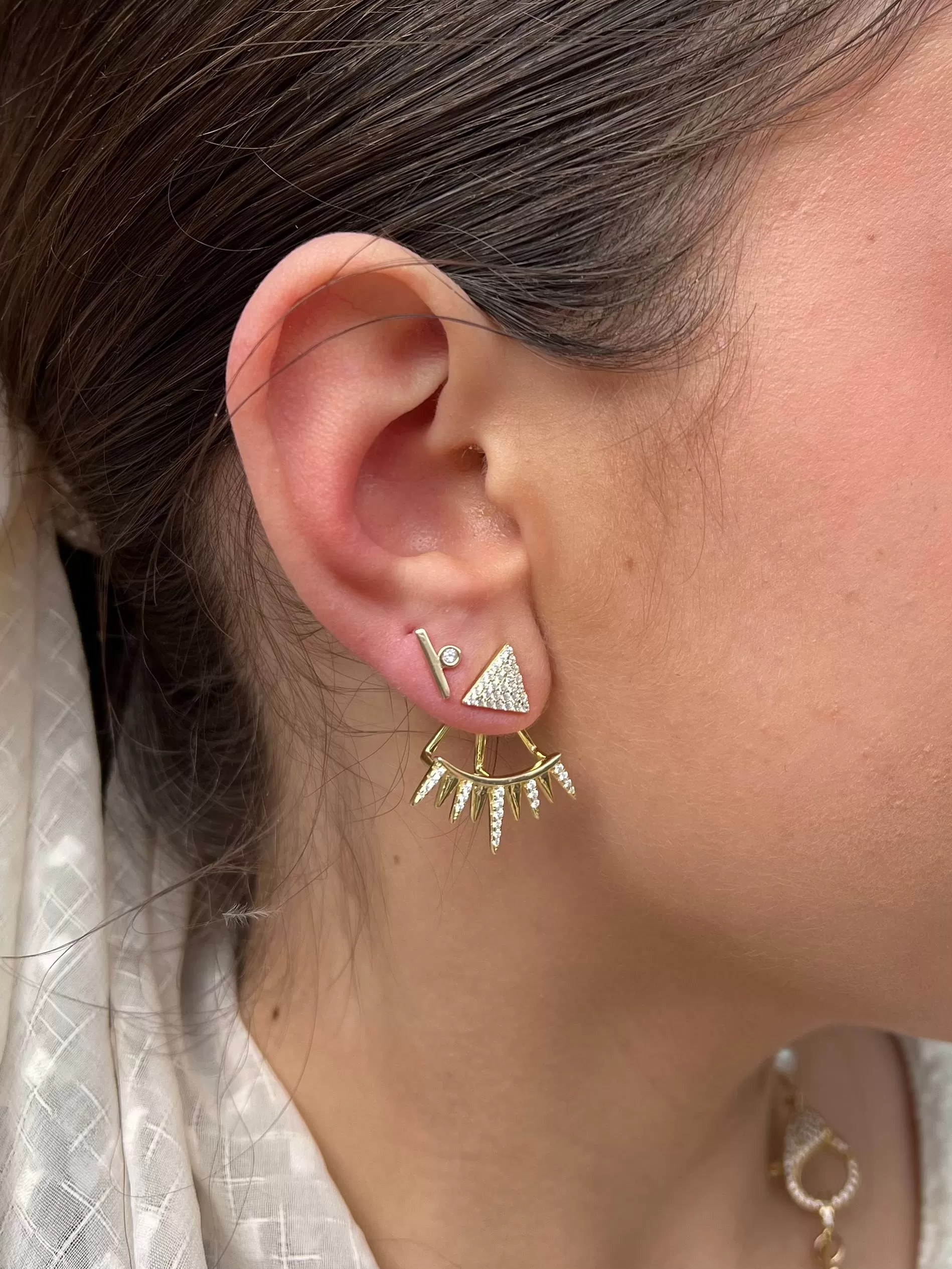 Ashley Schenkein Spike Earrings