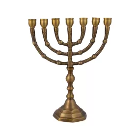 Authentic Bronze Plated Menorah 8″ / 20cm