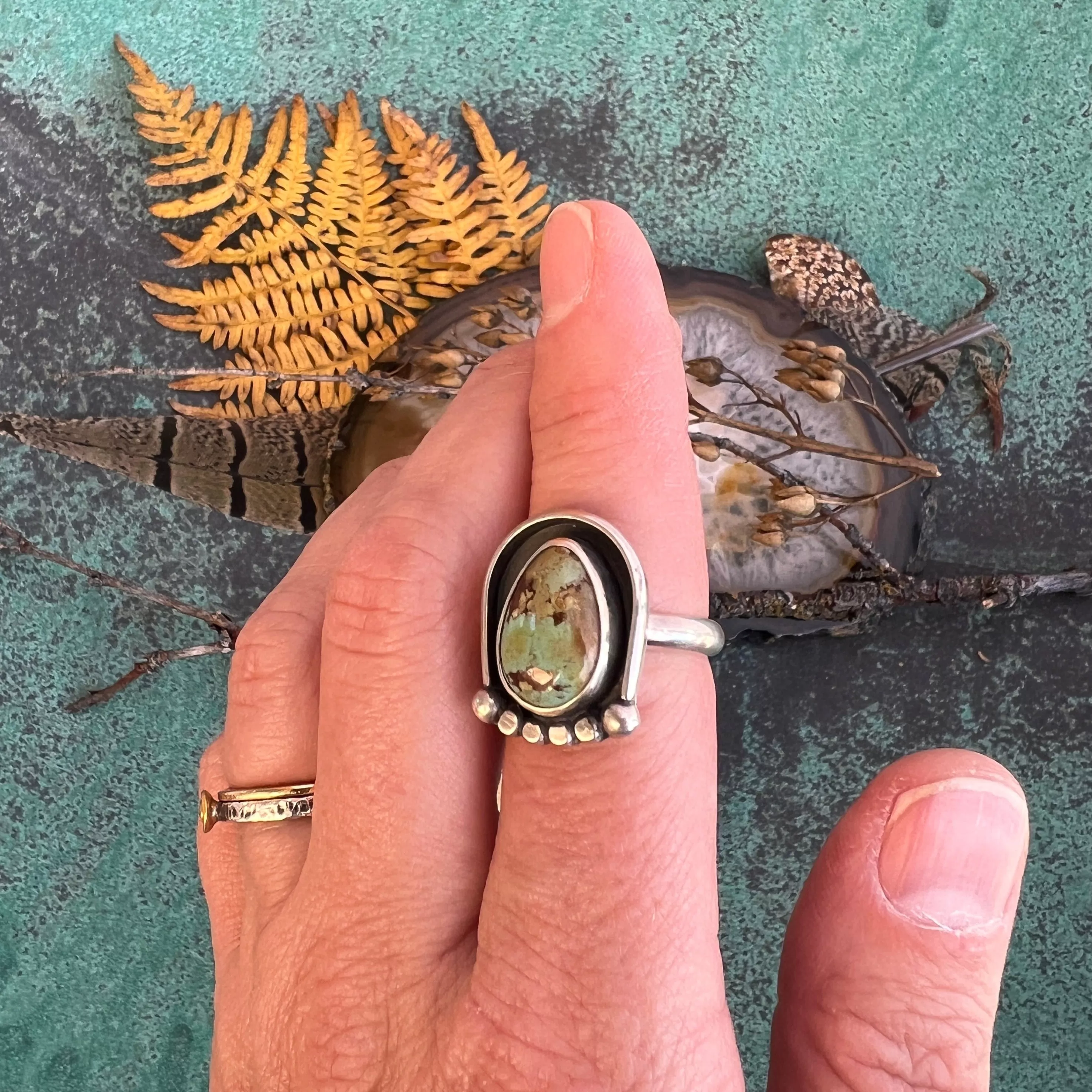 Autumn Portal Ring, Sz 6.5