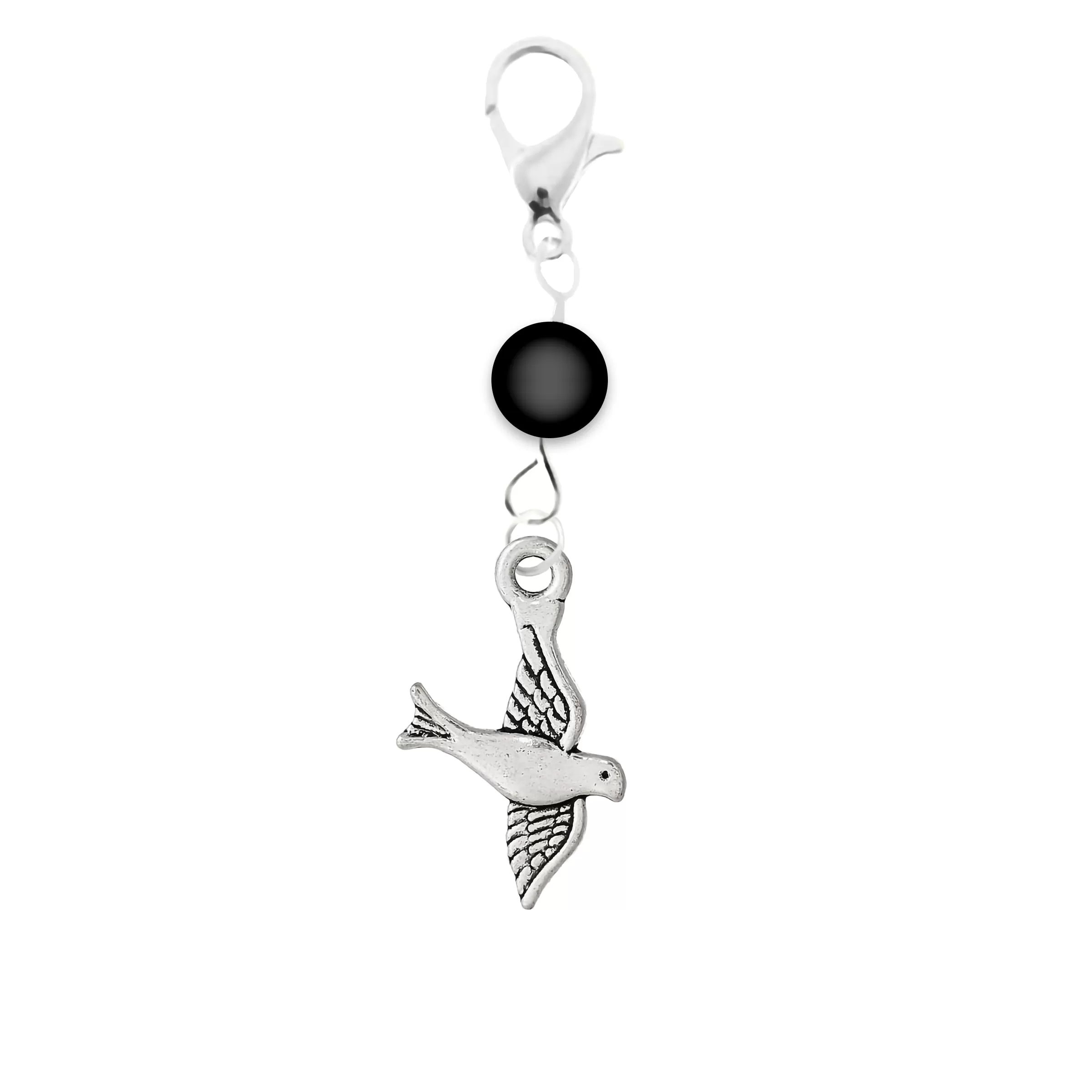 AVBeads Accessory Charm Clips Clip-On Bird Charm ACC-42733-A2