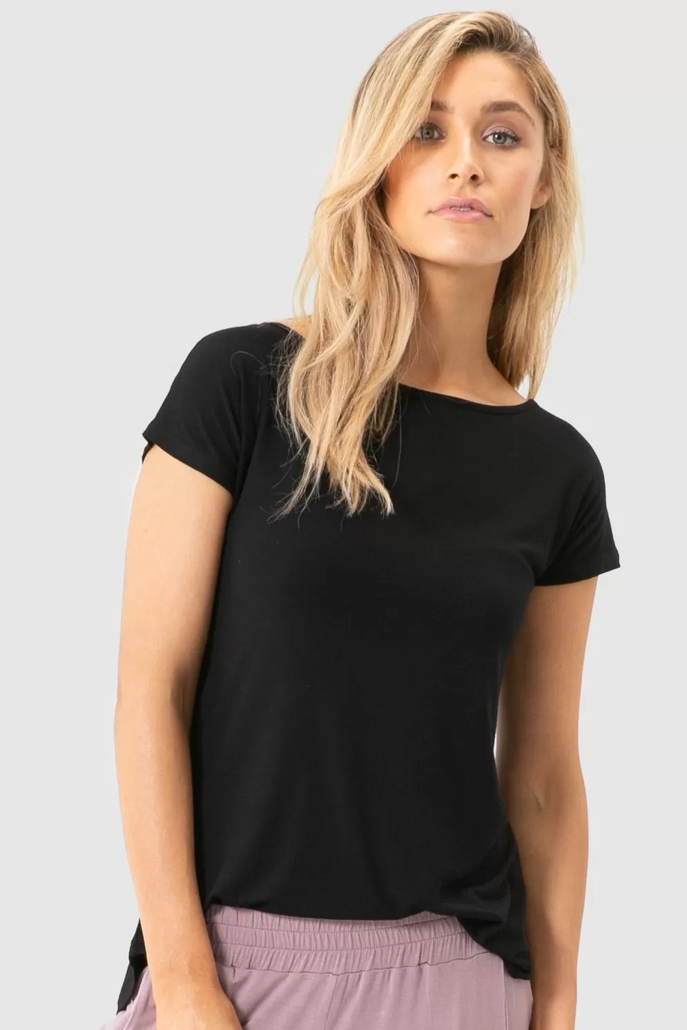 Bamboo Pia Tee  - Black