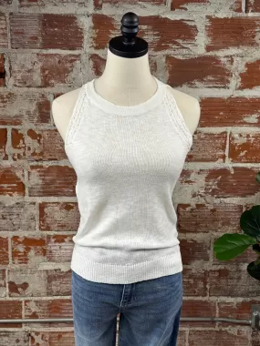 Banks Lightweight Sweater Tank in Ivory