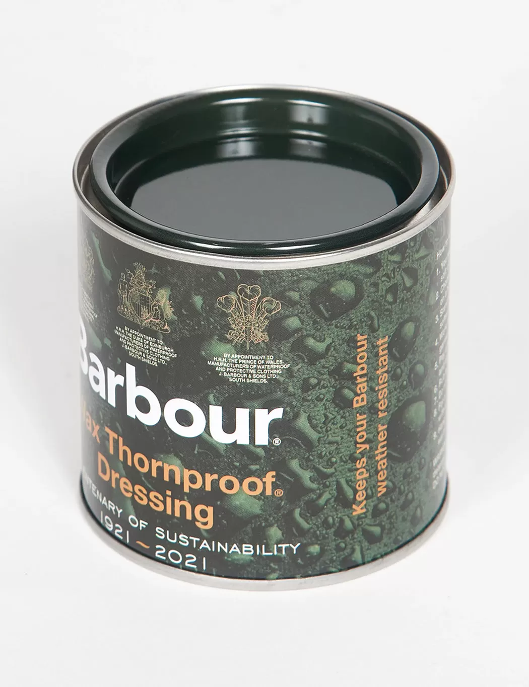 Barbour Centenary Thornproof Wax Dressing Tin