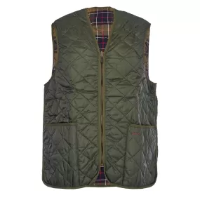 Barbour Quilted Waistcoat / Zip-In Liner Olive Classic