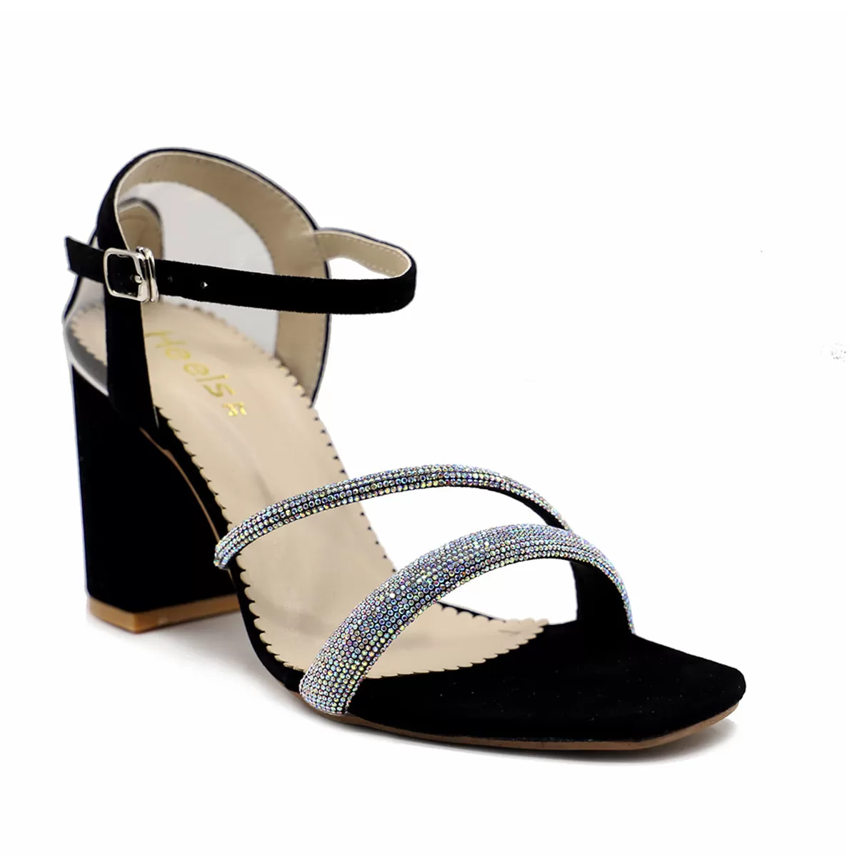 Black Fancy Sandal 066670