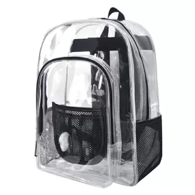 Black NGIL Clear Backpack Heavy Duty PVC Transparent Backpack