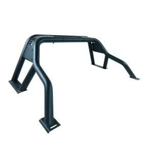 Black Short Arm Roll Sports Bar for the Renault Alaskan