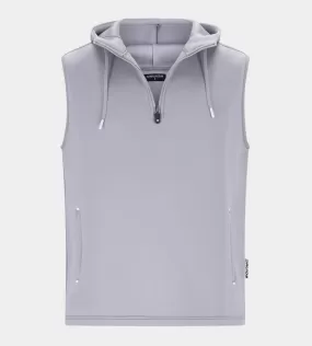 BLAZE SLEEVELESS HOODIE - GREY