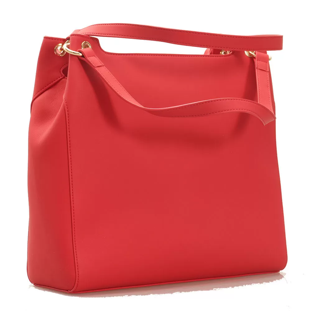 Borsa Donna Sacca a Spalla e a Mano Rigida LOVE MOSCHINO colore Rosso