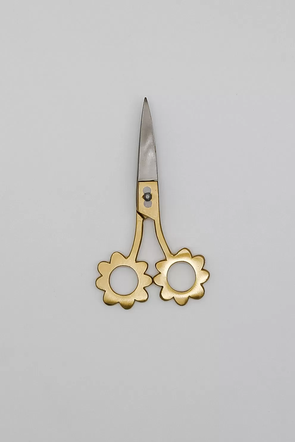 Brass Flower Scissors