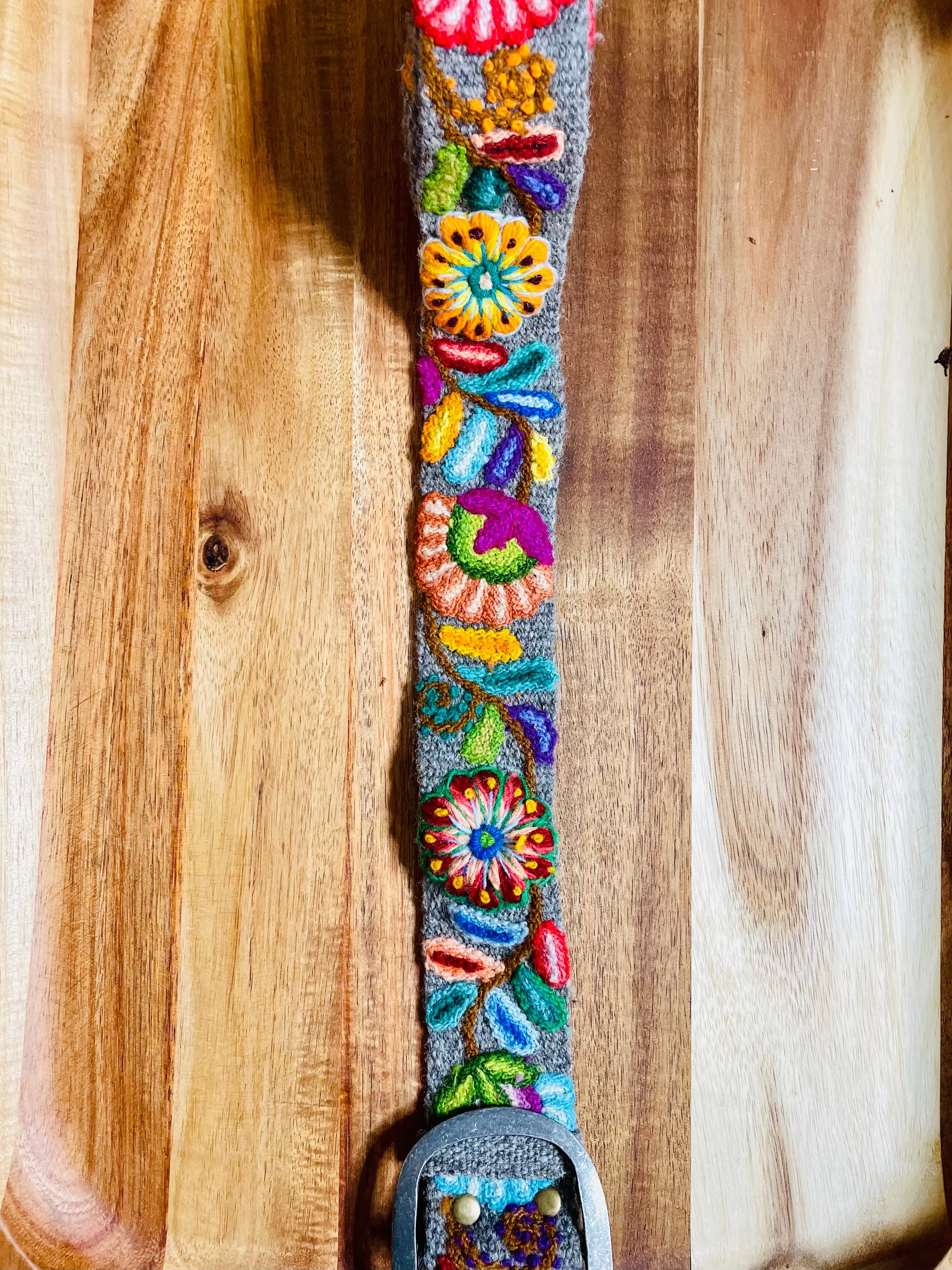 Bright Embroidered Belt