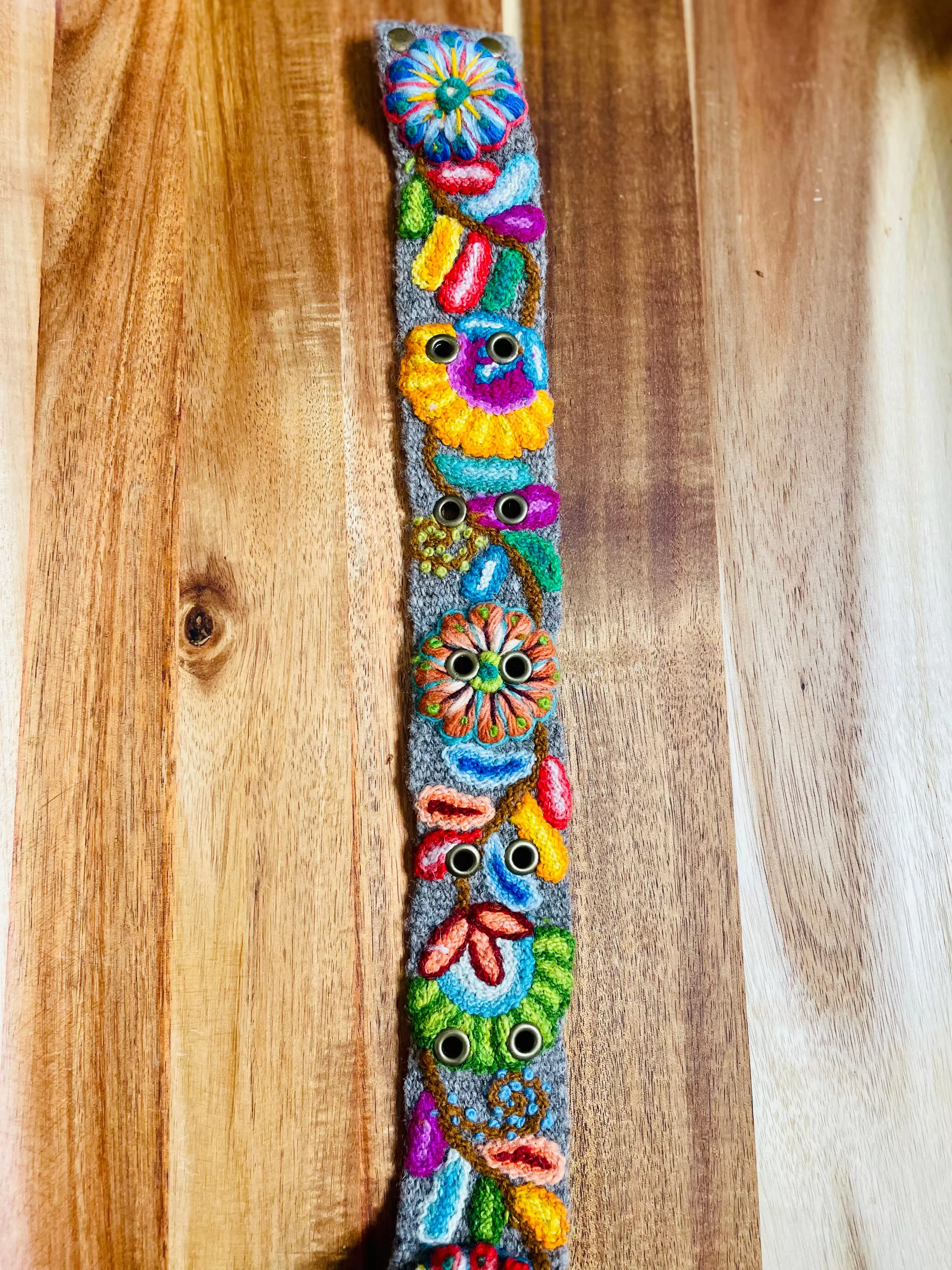 Bright Embroidered Belt