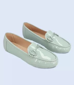 BW8492-MINT-Women Comfort Moccasins