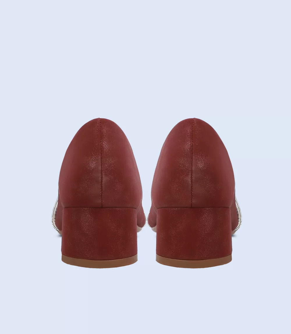 BW8624-MAROON-Women Casual Court Shoes