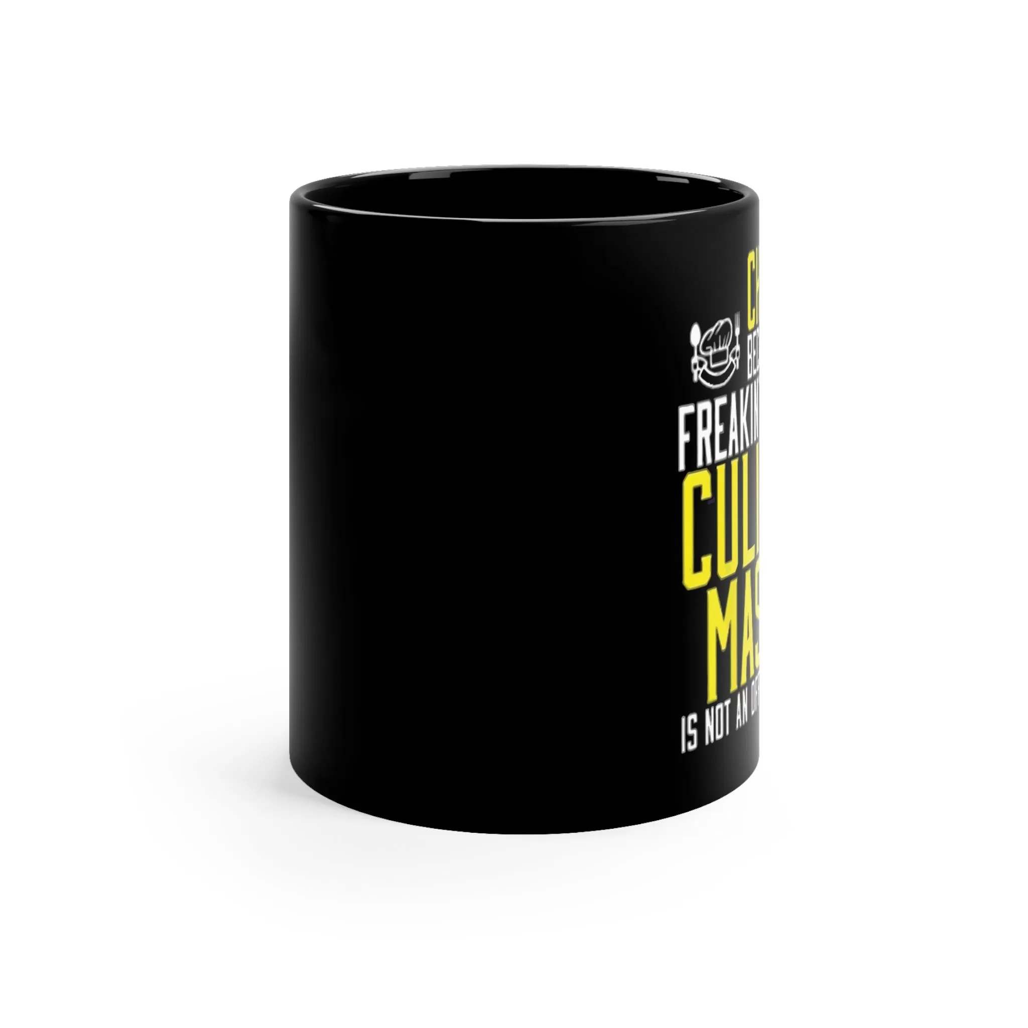 Chef Black Mug Design