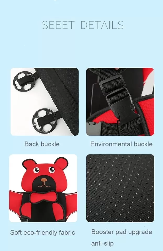 Child Safety Seat Mat for 9 Months To 12 Years Old