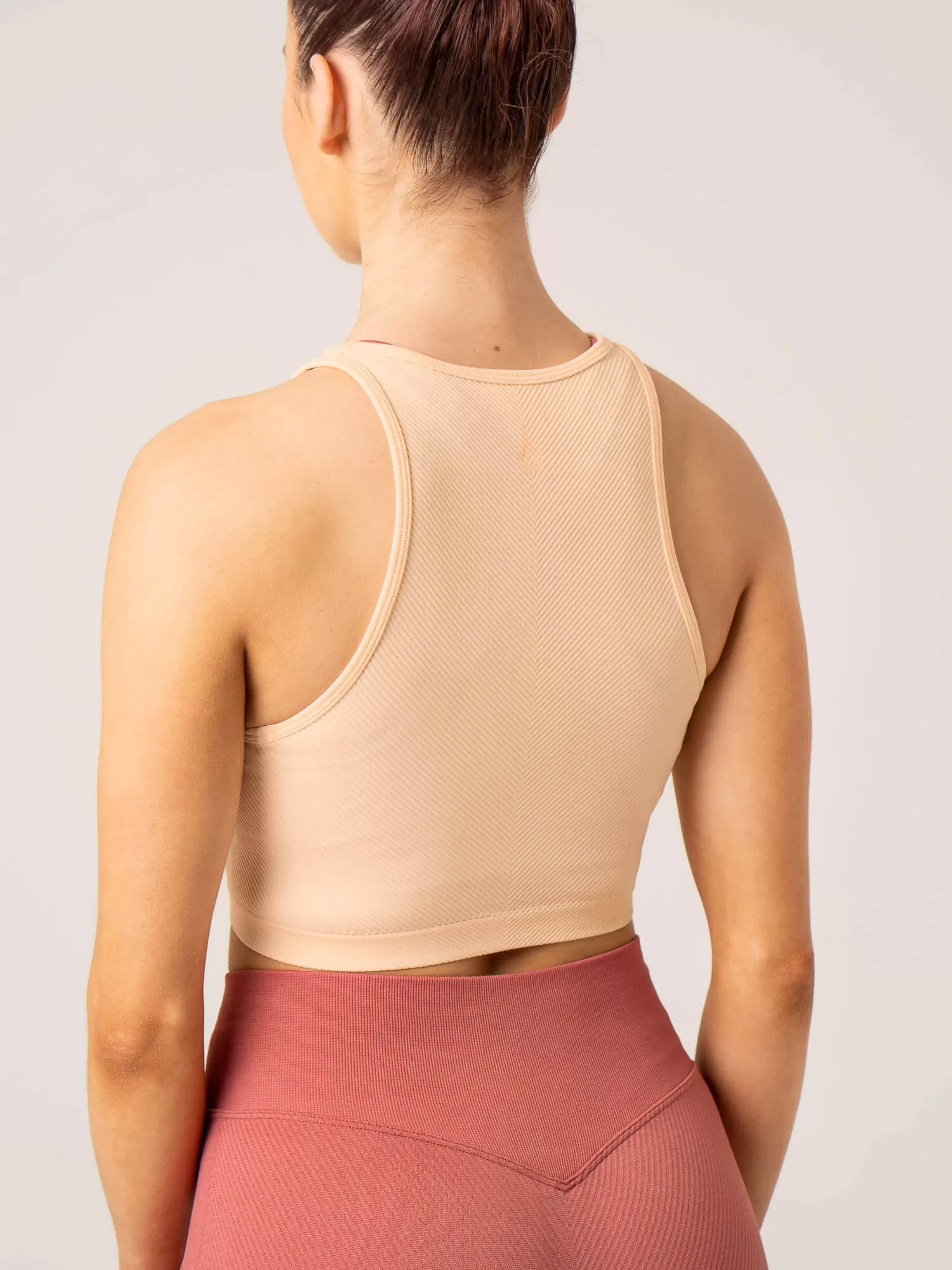 Circuit Rib Seamless Tank - Peach Sorbet