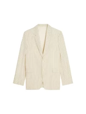 CLASSIC JACKET IN STRIPED WOOL