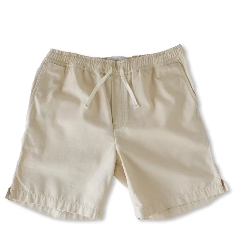 Corridor Cotton Seed Drawstring Shorts Natural