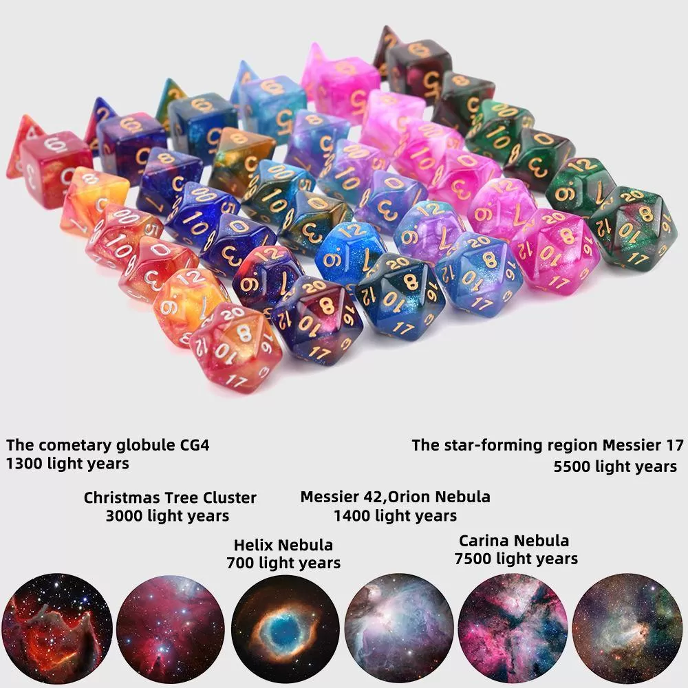 Cosmic Space Dice Sets