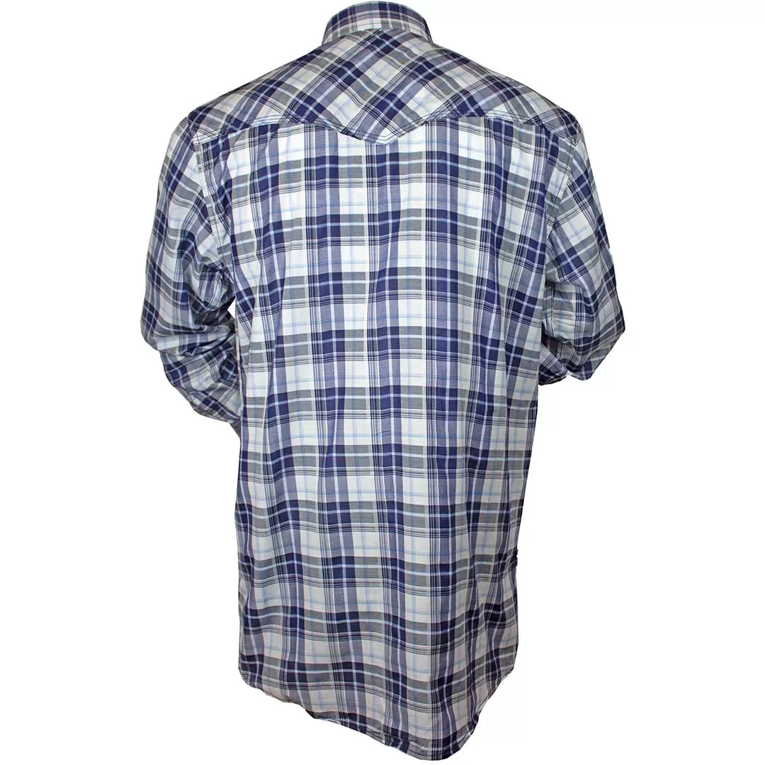 Cowboy Collection Men's Weave Plaid Snap Shirt