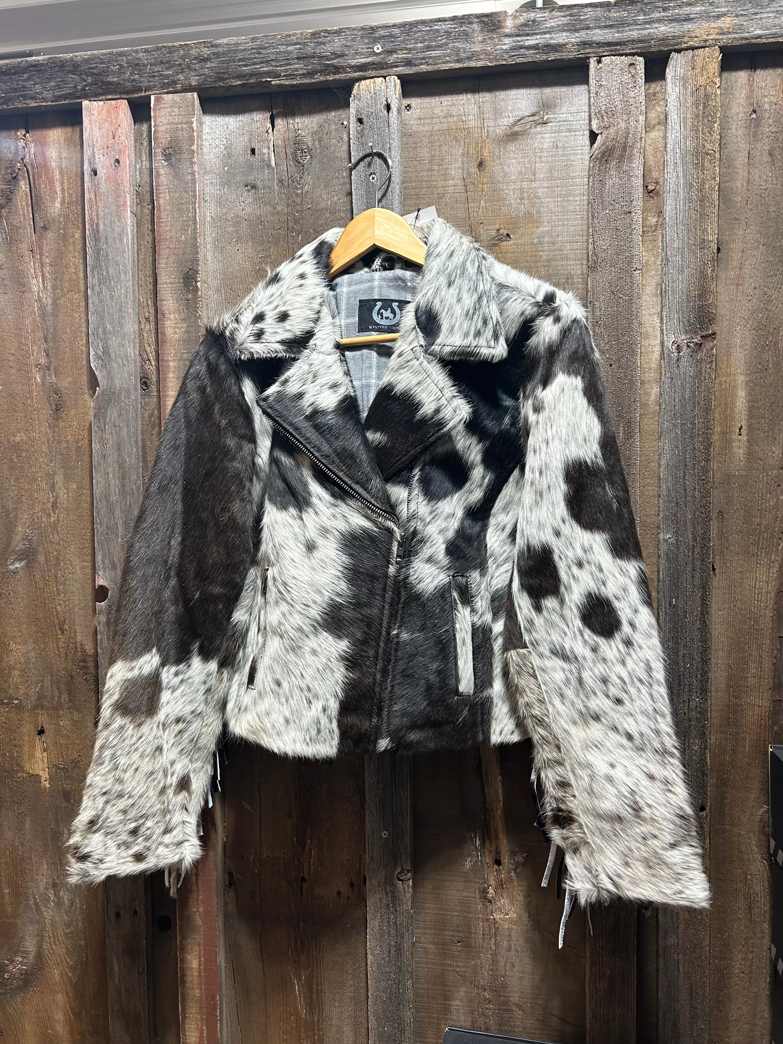 Cowhide Fringe Jacket L