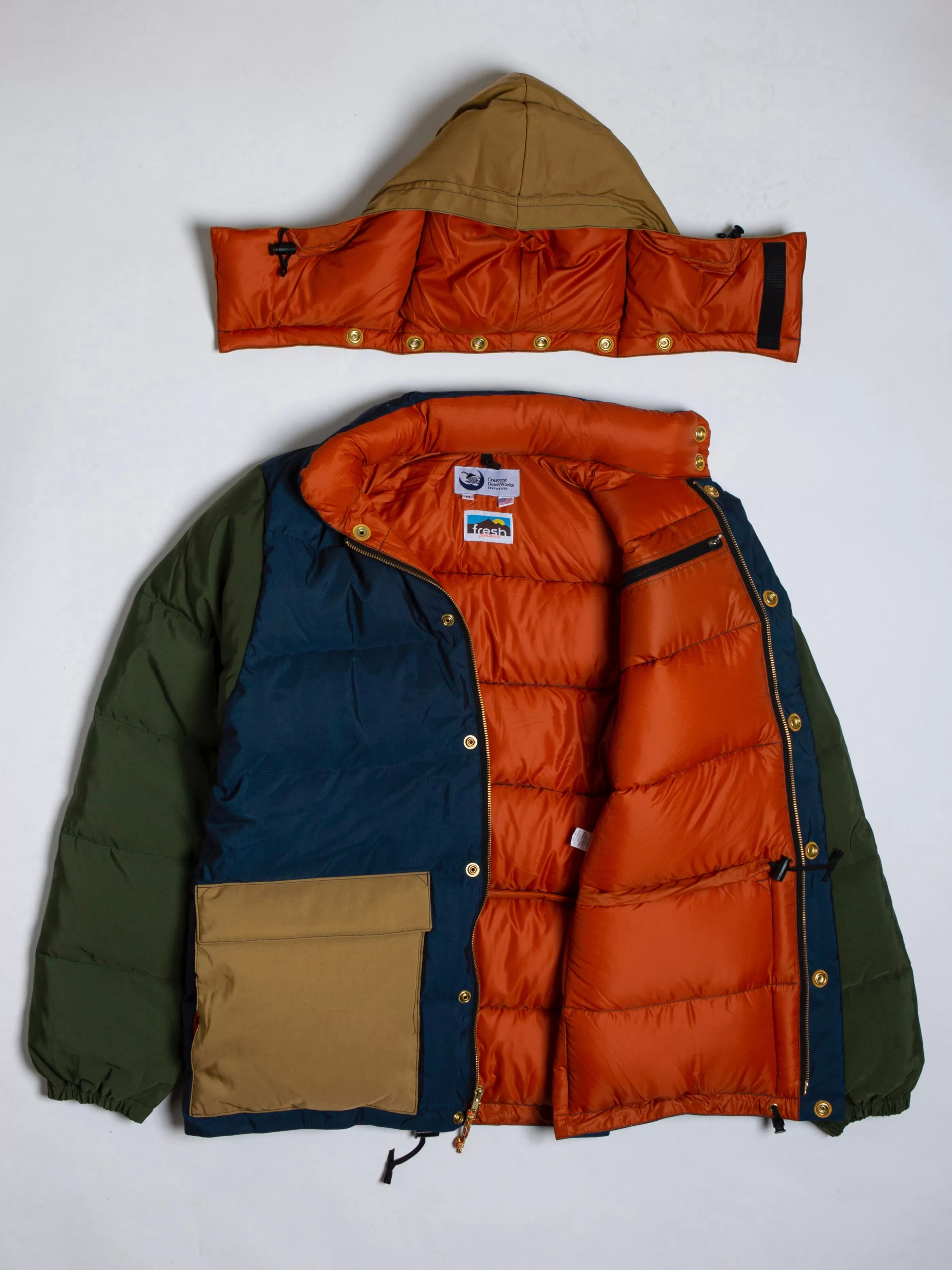 CRESCENT DOWN WORKS x FRESH Classico Down Parka