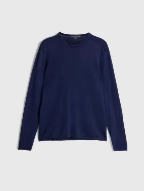 CREWNECK SWEATER (BLUE) - JOHN VARVATOS