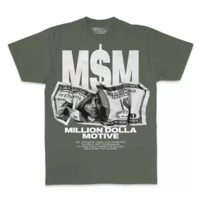 Crumpled Money M$M - Olive T-Shirt