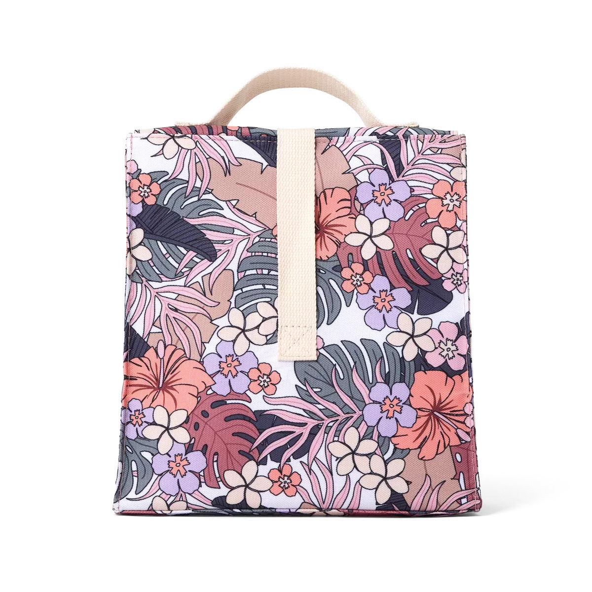 Cry Wolf Insulated Lunch Bag Tropical Floral