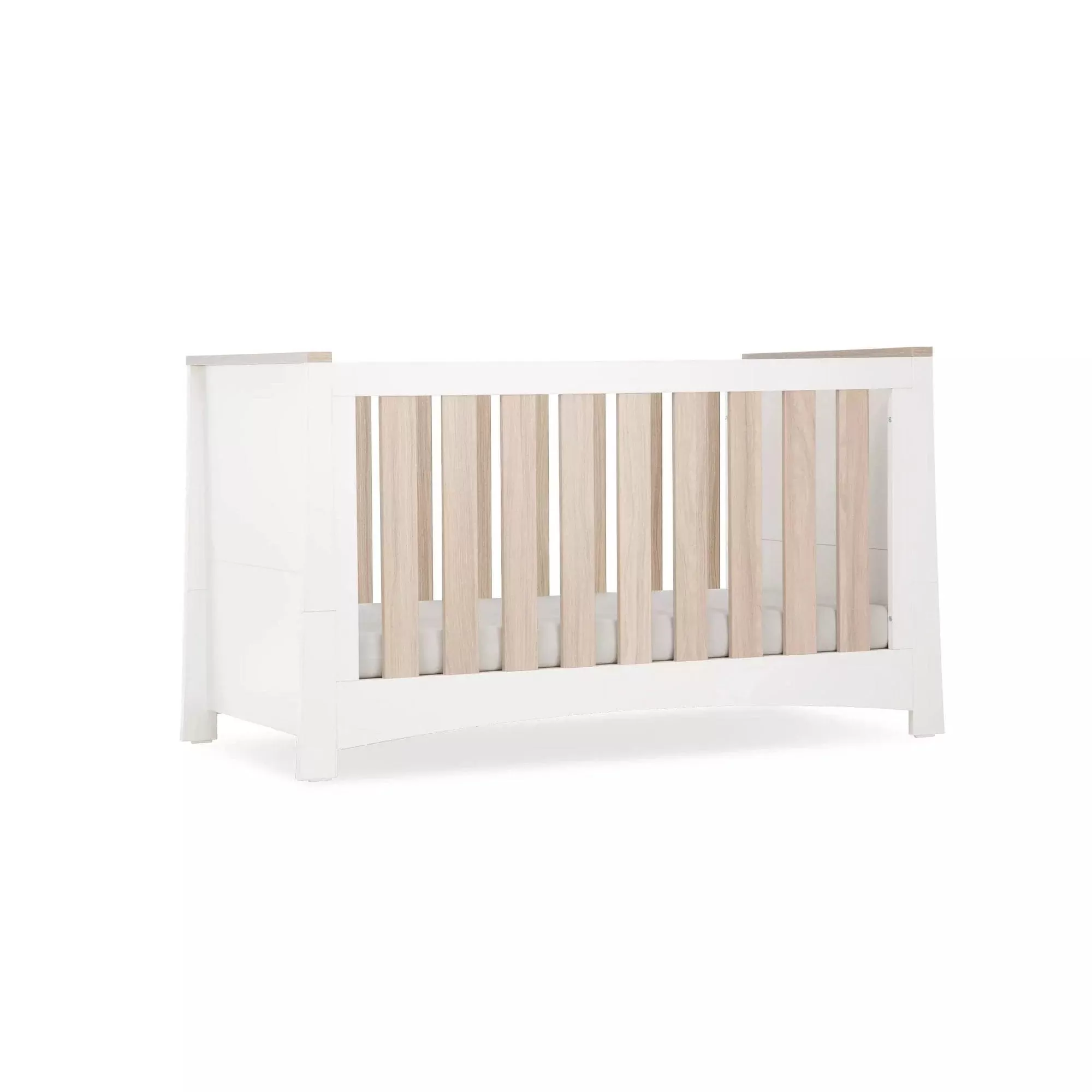 Cuddleco Ada Cot Bed - White and Ash