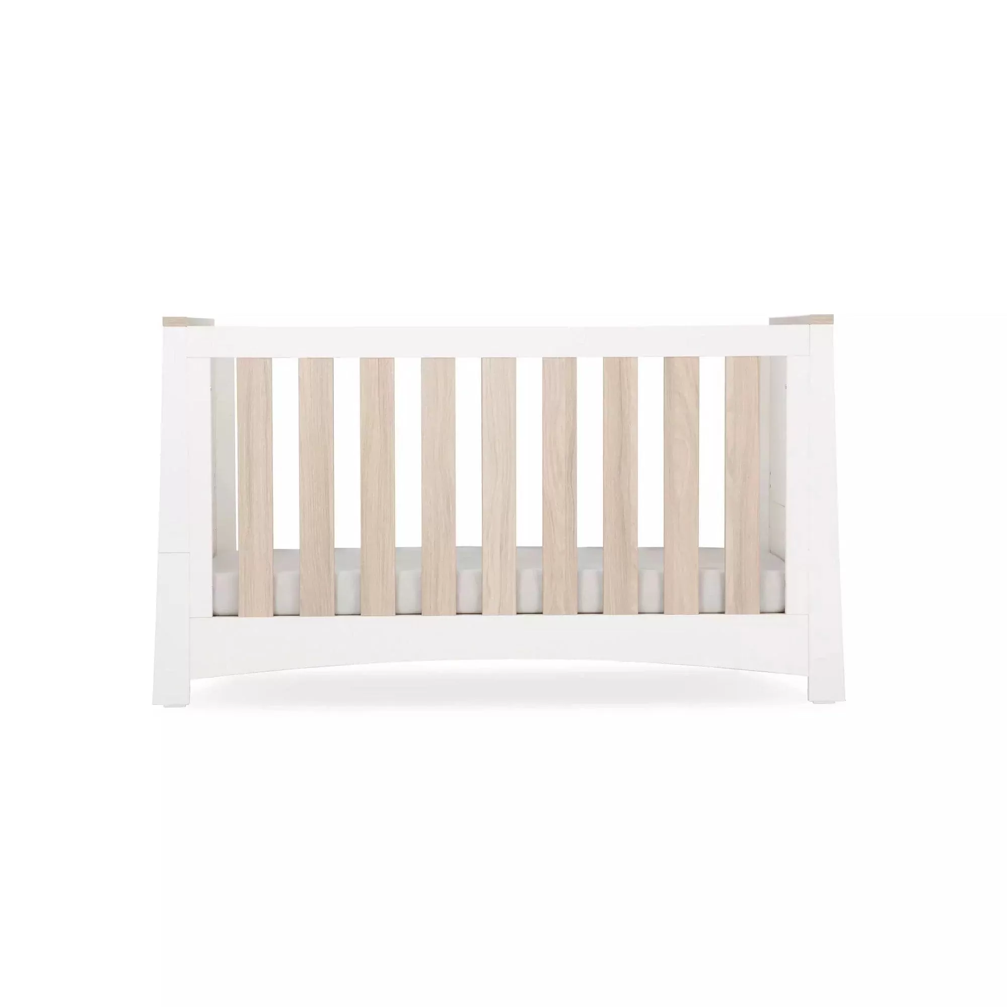 Cuddleco Ada Cot Bed - White and Ash