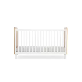 Cuddleco Rafi Cot Bed - Oak/White